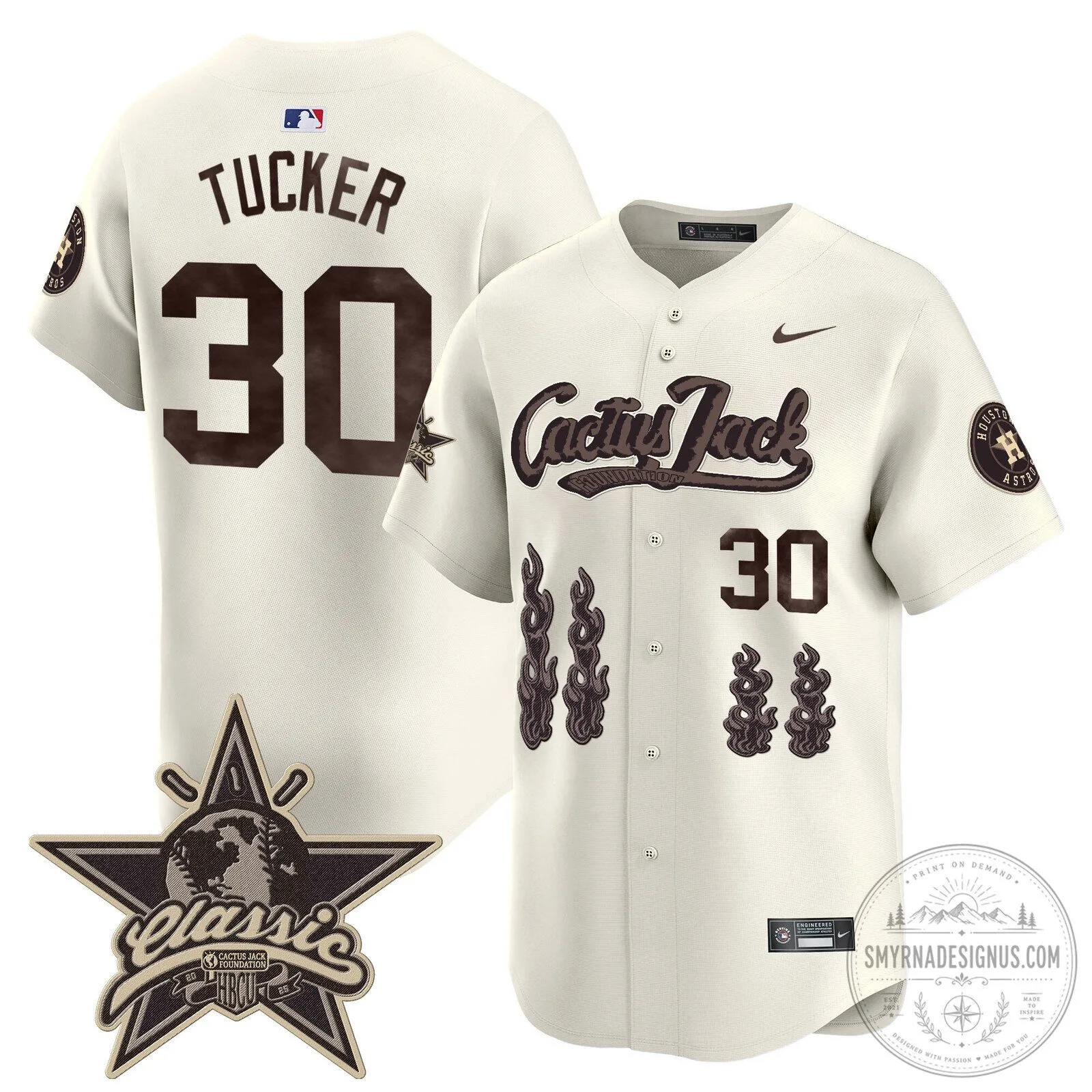 Houston Astros CJ Stroud Cactus Jack Limited Edition Baseball Jersey 54 Houston Astros CJ Stroud Cactus Jack Limited Edition Baseball Jersey