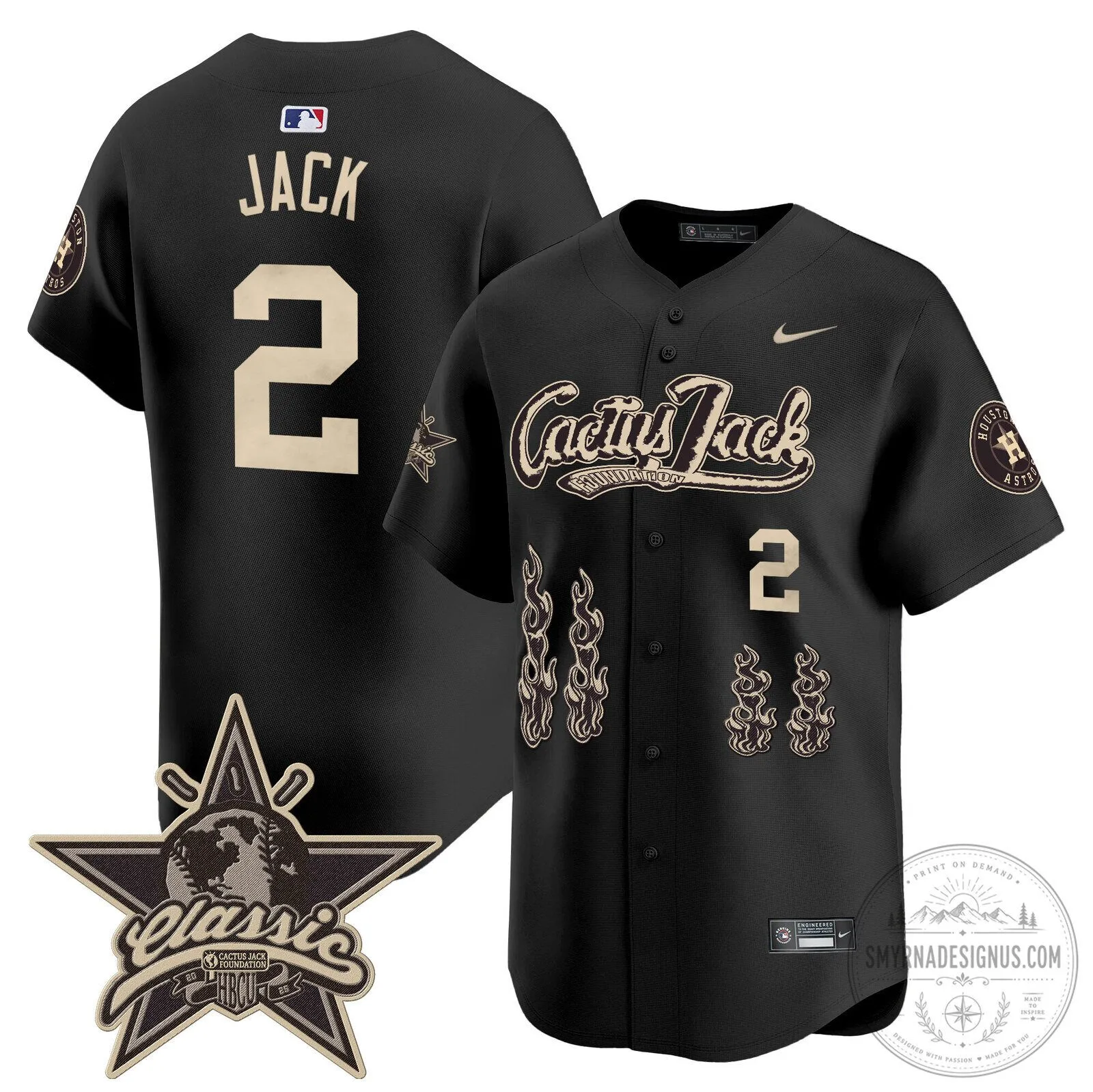 Houston Astros CJ Stroud Cactus Jack Limited Edition Baseball Jersey 57 Houston Astros CJ Stroud Cactus Jack Limited Edition Baseball Jersey