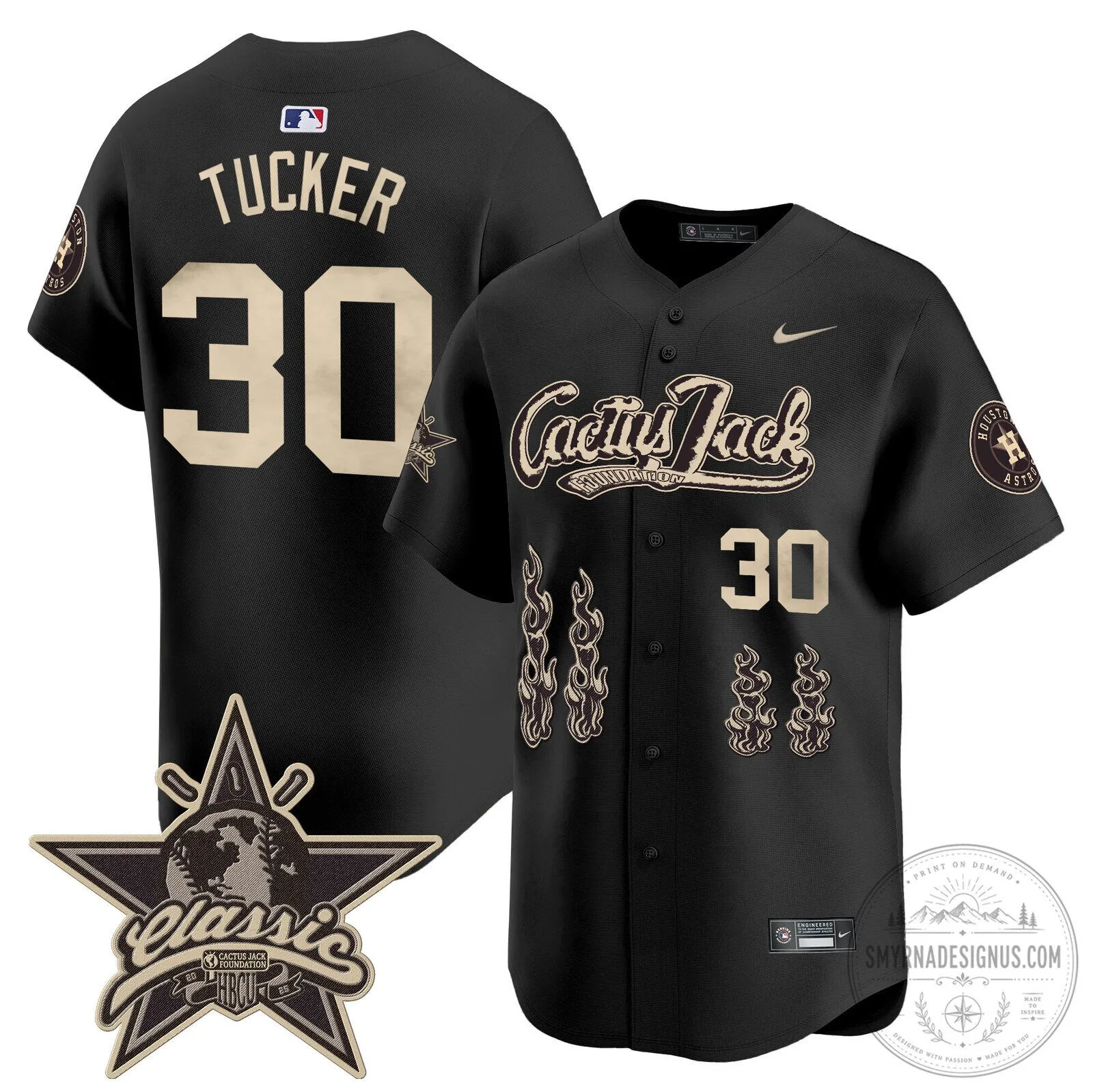 Houston Astros CJ Stroud Cactus Jack Limited Edition Baseball Jersey 62 Houston Astros CJ Stroud Cactus Jack Limited Edition Baseball Jersey