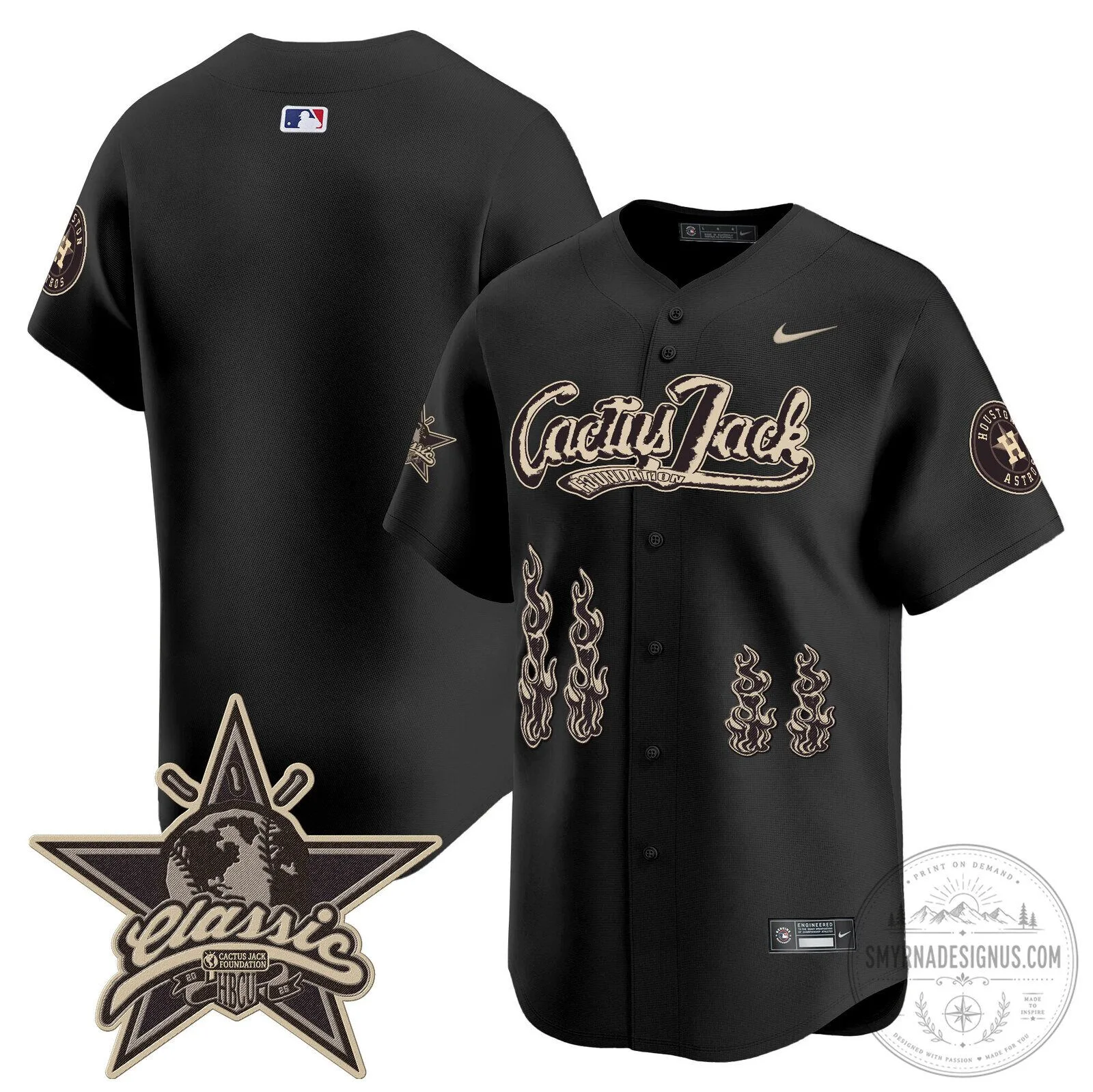 Houston Astros CJ Stroud Cactus Jack Limited Edition Baseball Jersey 63 Houston Astros CJ Stroud Cactus Jack Limited Edition Baseball Jersey