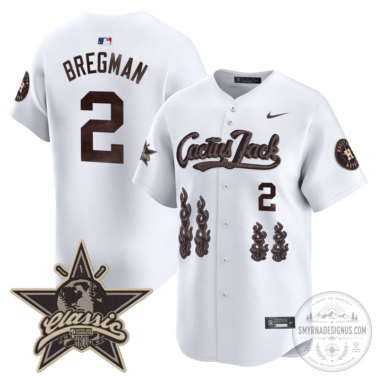 Houston Astros CJ Stroud Cactus Jack Limited Edition Baseball Jersey 67 Houston Astros CJ Stroud Cactus Jack Limited Edition Baseball Jersey