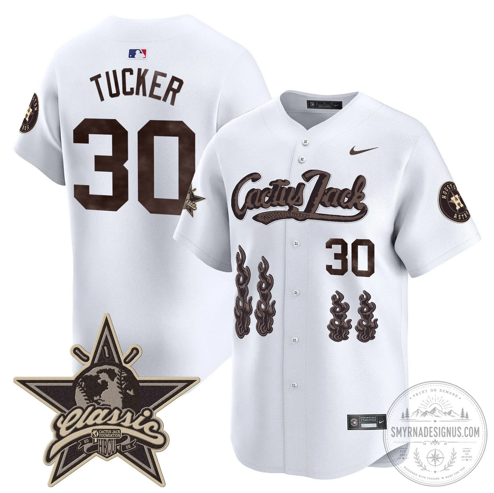 Houston Astros CJ Stroud Cactus Jack Limited Edition Baseball Jersey 70 Houston Astros CJ Stroud Cactus Jack Limited Edition Baseball Jersey