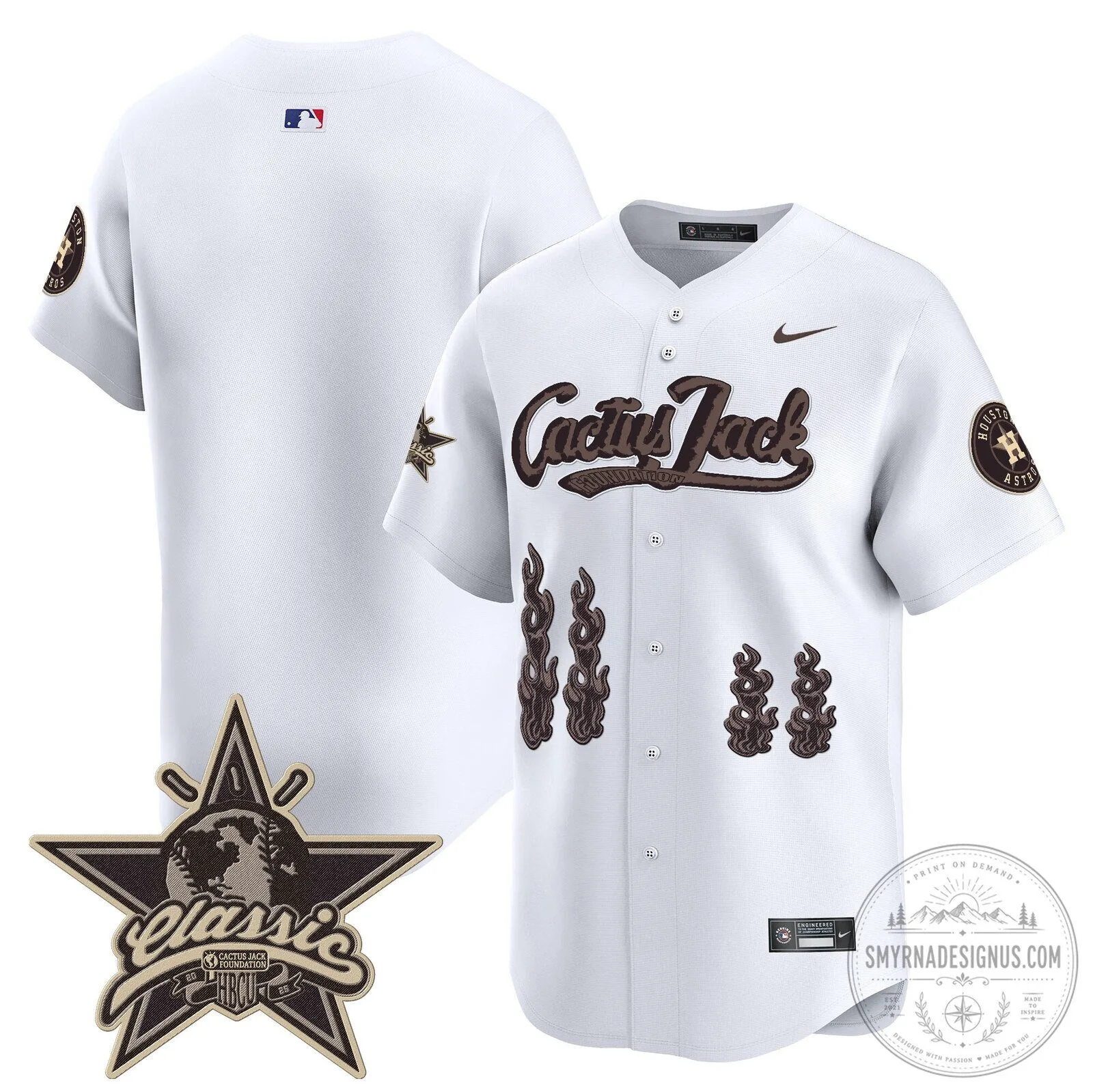 Houston Astros CJ Stroud Cactus Jack Limited Edition Baseball Jersey 71 Houston Astros CJ Stroud Cactus Jack Limited Edition Baseball Jersey
