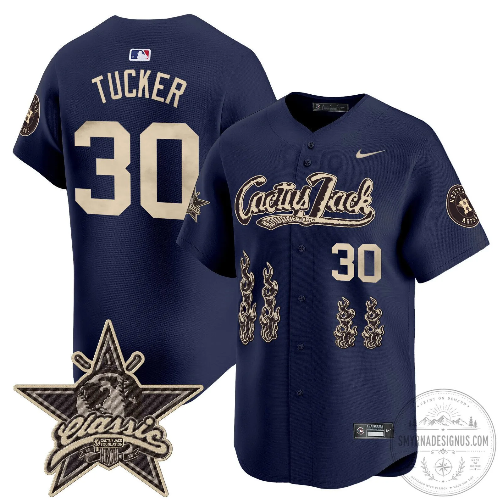 Houston Astros CJ Stroud Cactus Jack Limited Edition Baseball Jersey 78 Houston Astros CJ Stroud Cactus Jack Limited Edition Baseball Jersey