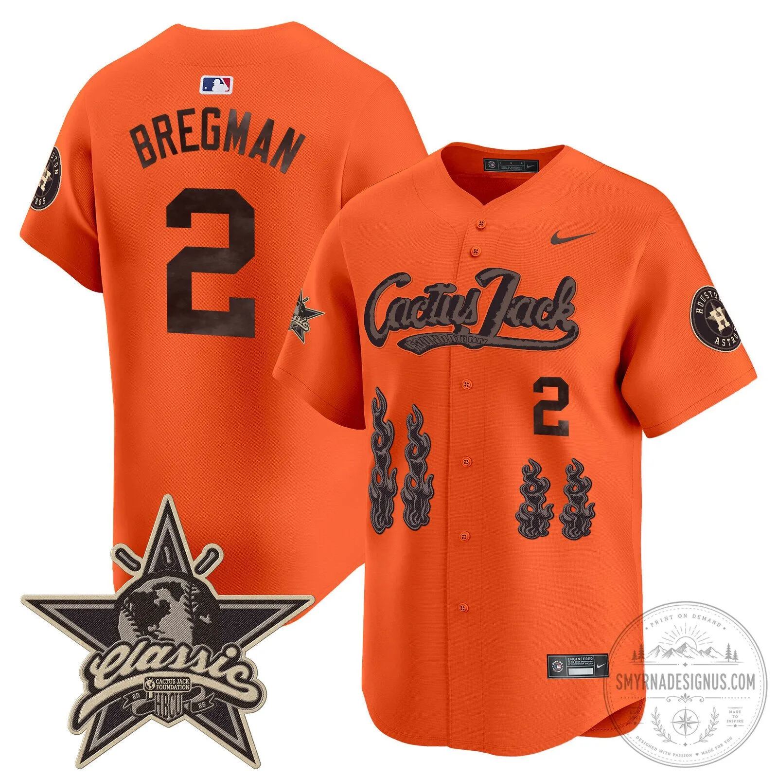 Houston Astros CJ Stroud Cactus Jack Limited Edition Baseball Jersey 83 Houston Astros CJ Stroud Cactus Jack Limited Edition Baseball Jersey