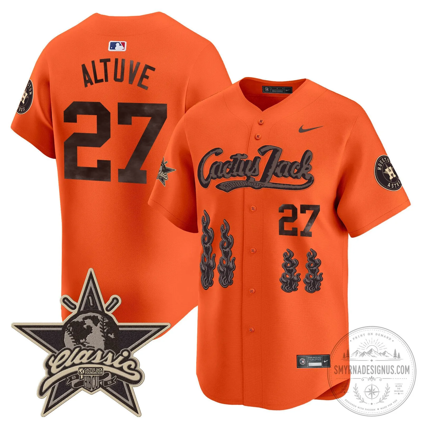 Houston Astros CJ Stroud Cactus Jack Limited Edition Baseball Jersey 84 Houston Astros CJ Stroud Cactus Jack Limited Edition Baseball Jersey