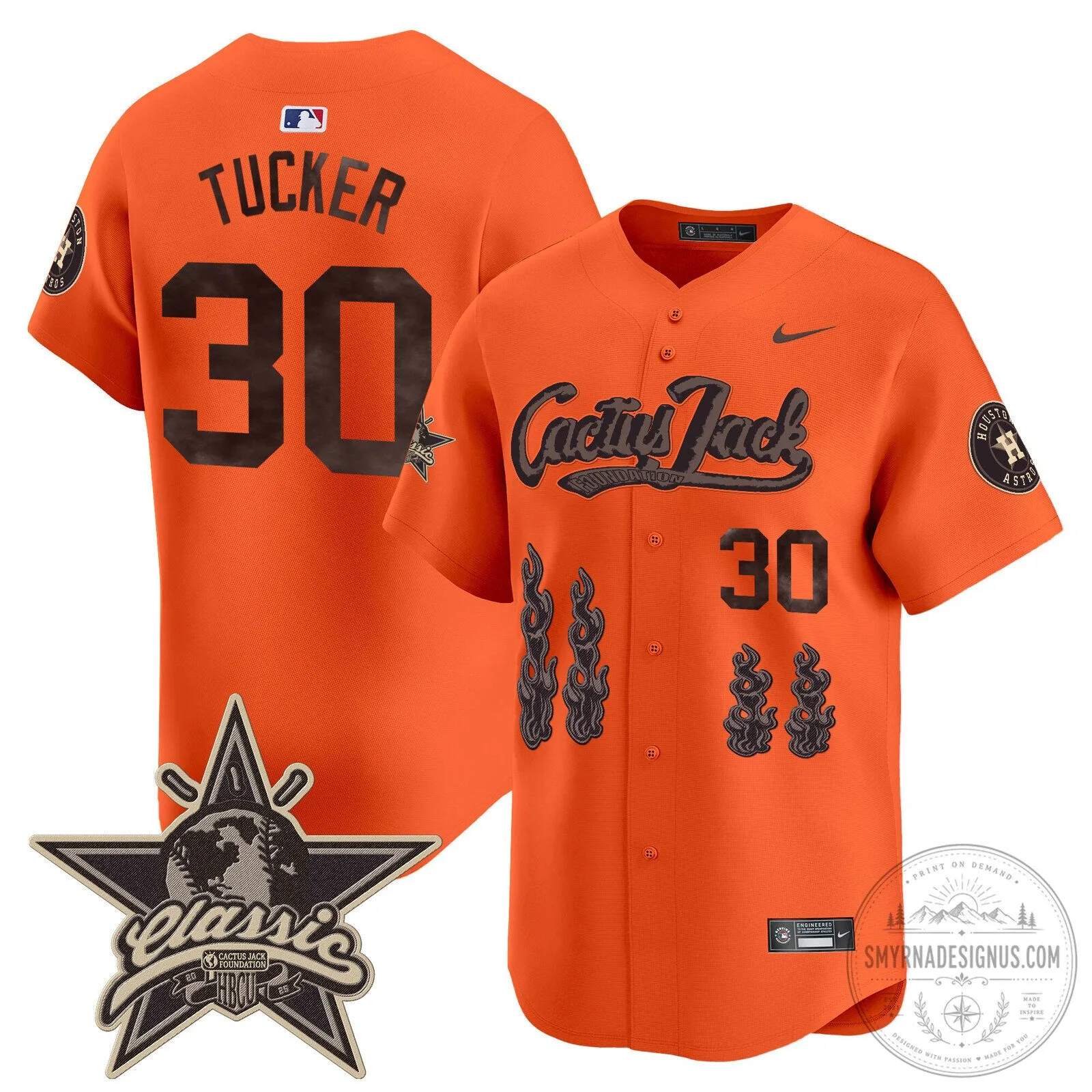 Houston Astros CJ Stroud Cactus Jack Limited Edition Baseball Jersey 86 Houston Astros CJ Stroud Cactus Jack Limited Edition Baseball Jersey