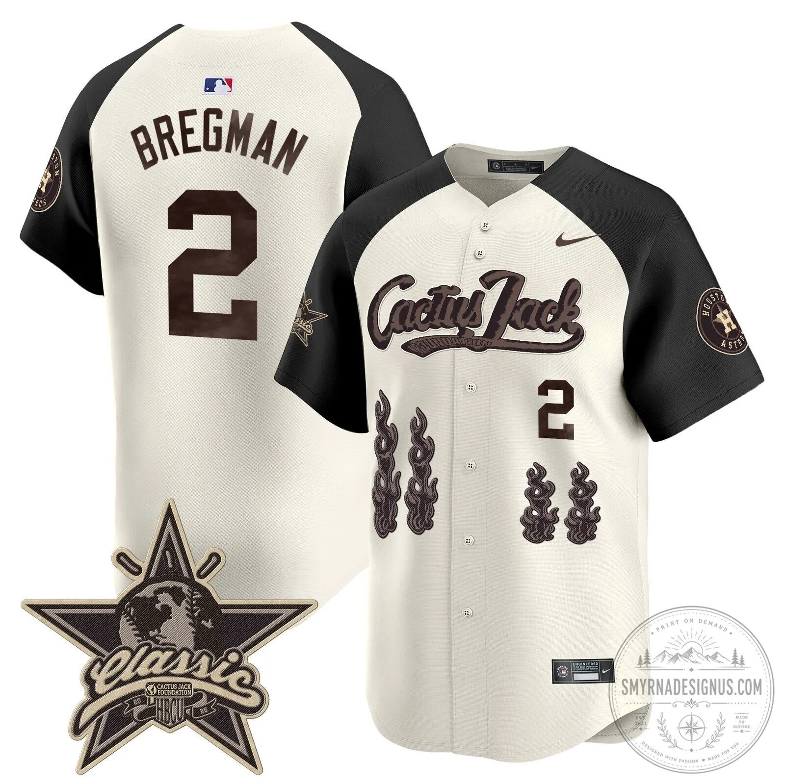 Houston Astros CJ Stroud Cactus Jack Limited Edition Baseball Jersey 91 Houston Astros CJ Stroud Cactus Jack Limited Edition Baseball Jersey