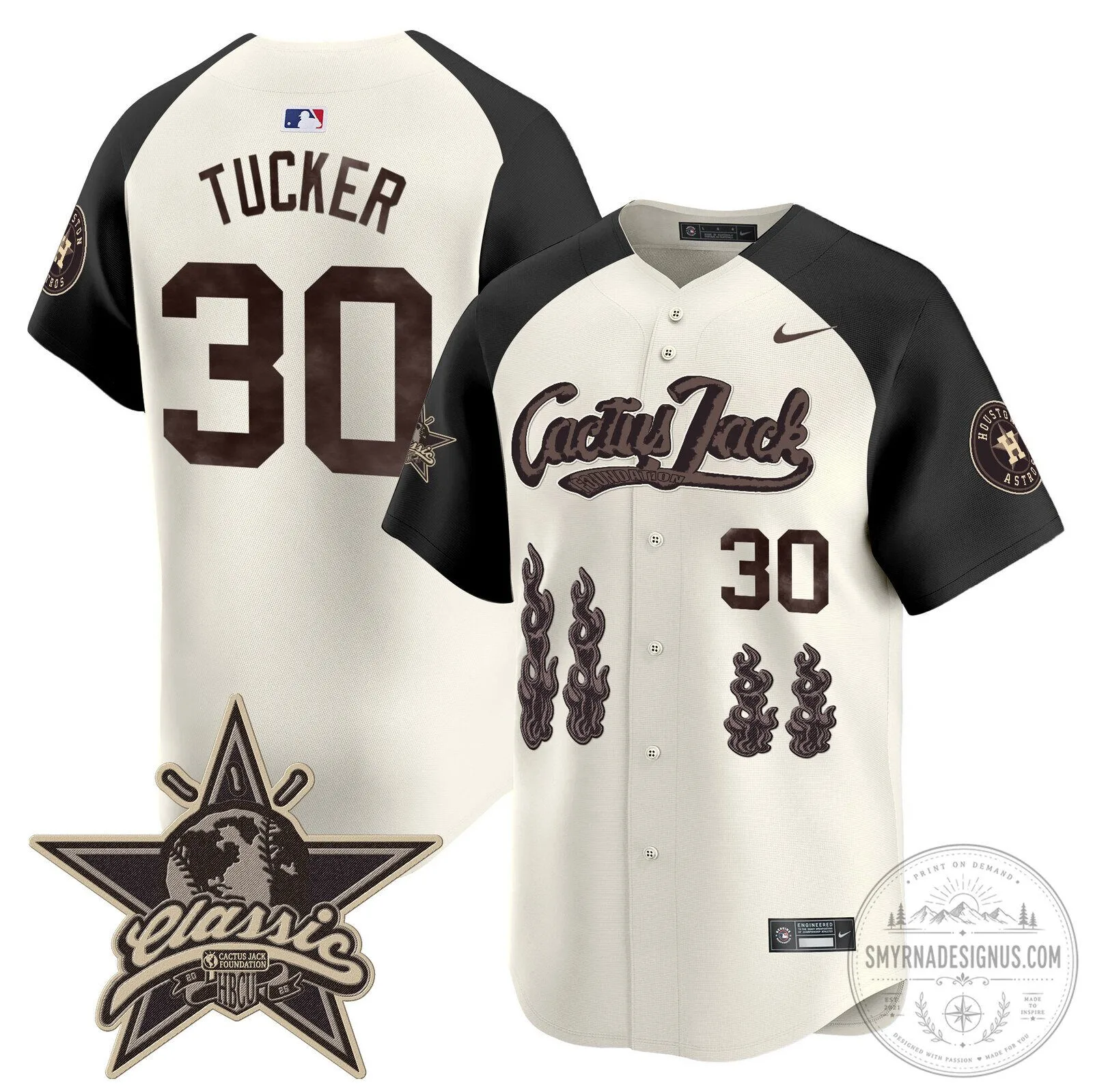 Houston Astros CJ Stroud Cactus Jack Limited Edition Baseball Jersey 94 Houston Astros CJ Stroud Cactus Jack Limited Edition Baseball Jersey