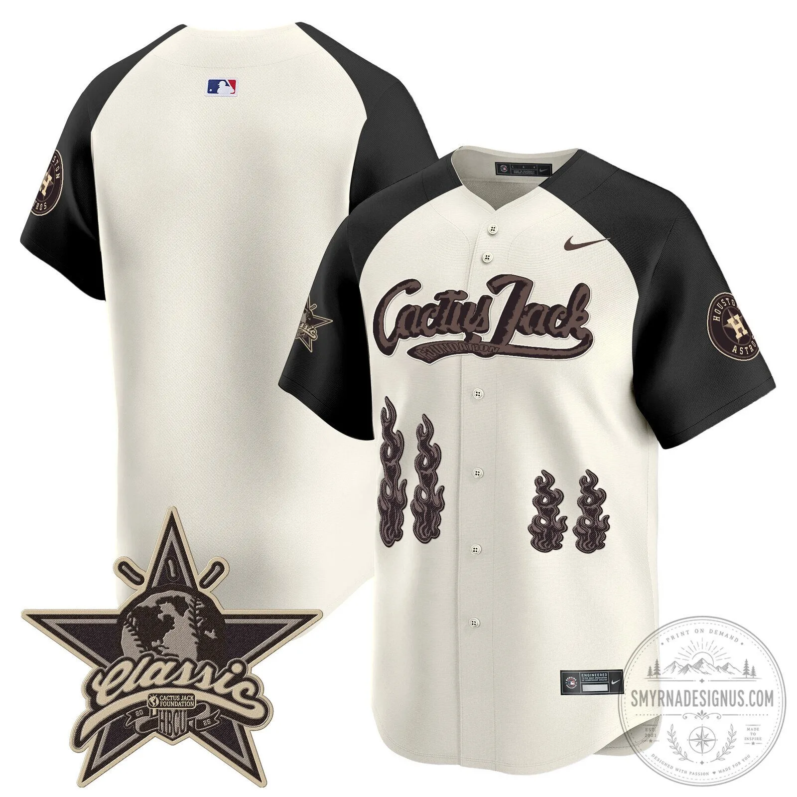 Houston Astros CJ Stroud Cactus Jack Limited Edition Baseball Jersey 95 Houston Astros CJ Stroud Cactus Jack Limited Edition Baseball Jersey
