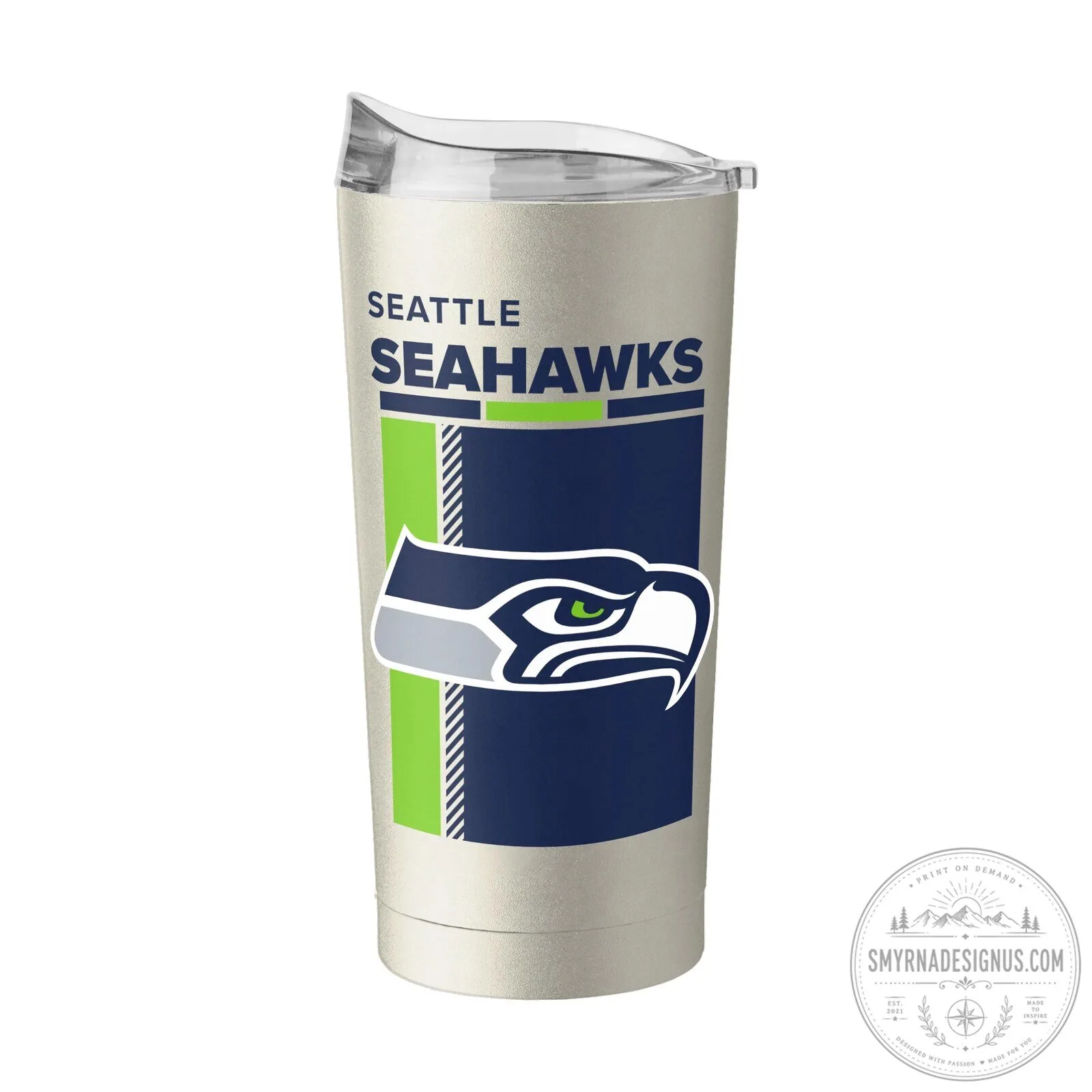 Seattle Seahawks NFL Team Logo Insulated Stainless Steel Tumbler